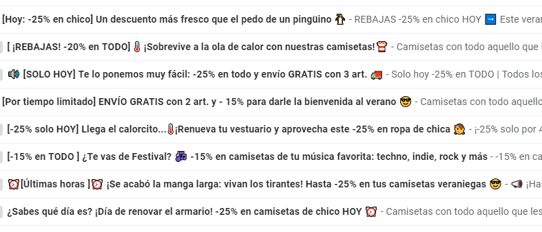 emoticonos email marketing gmail